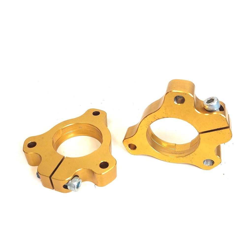 Righetti Ridolfi Gold Aluminium Bearing Carriers For 25mm L.52mm Bearings